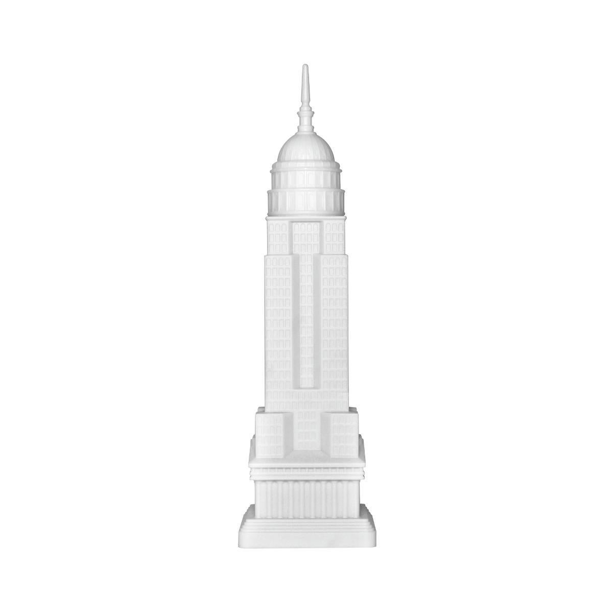 Contemporary Empire Lamp with Rechargeable Led Translucent in Recyclable Polyethylene For Sale