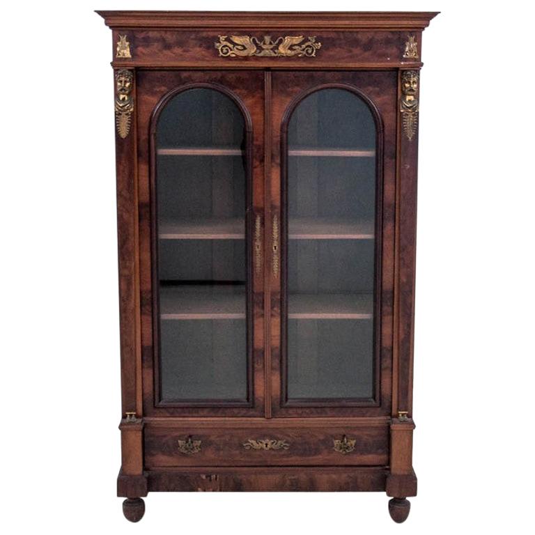 Empire Library, France, circa 1880 For Sale