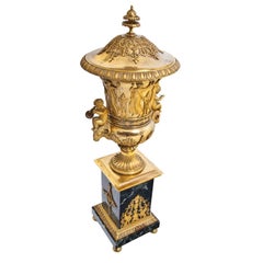 Antique Empire Lidded Vase, France First Quarter of the 19th Century