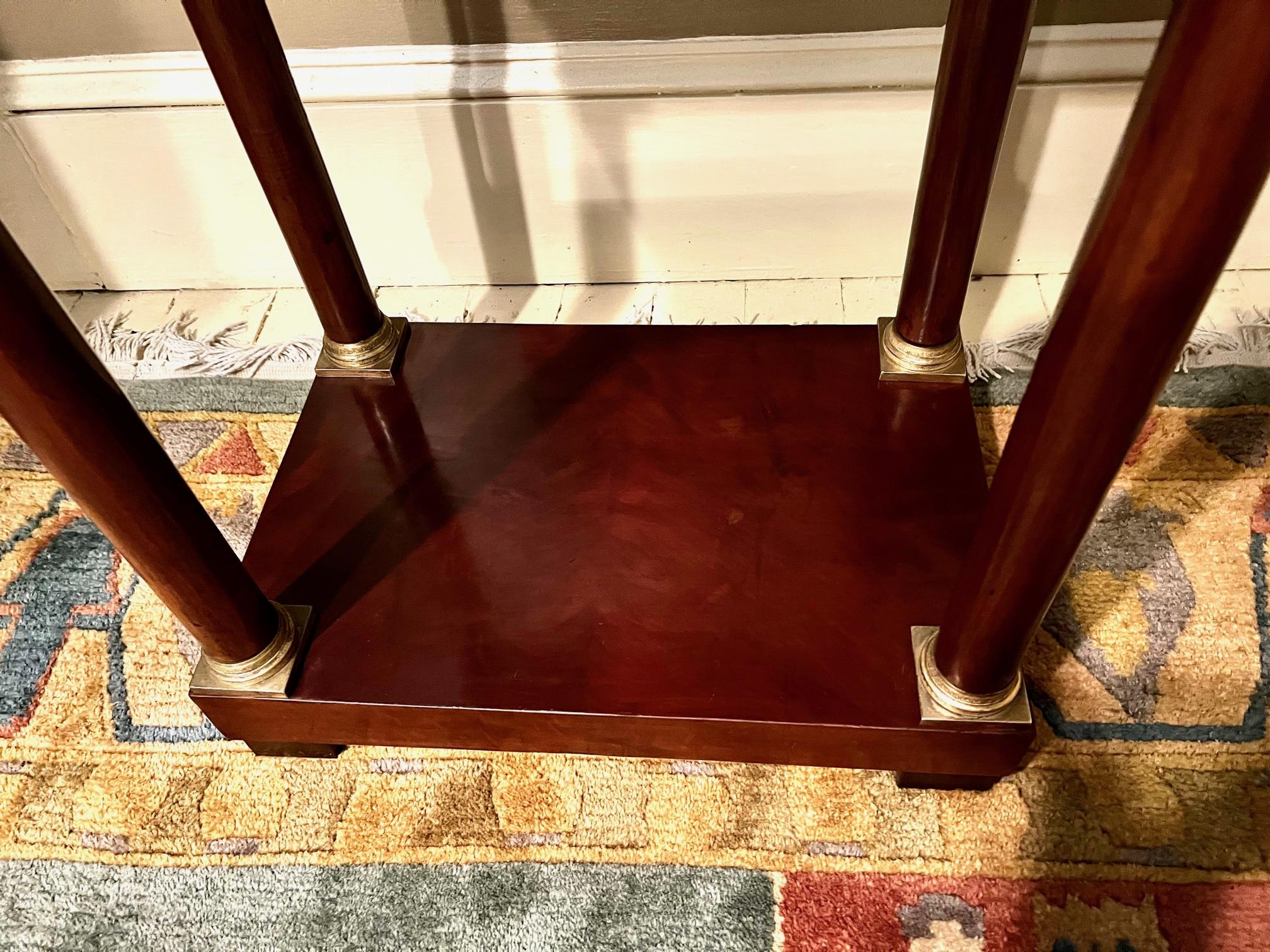Empire Mahogany 2-Drawer Stand, Circa 1810, France For Sale 4