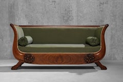 Empire Mahogany Bench With Cornucopia