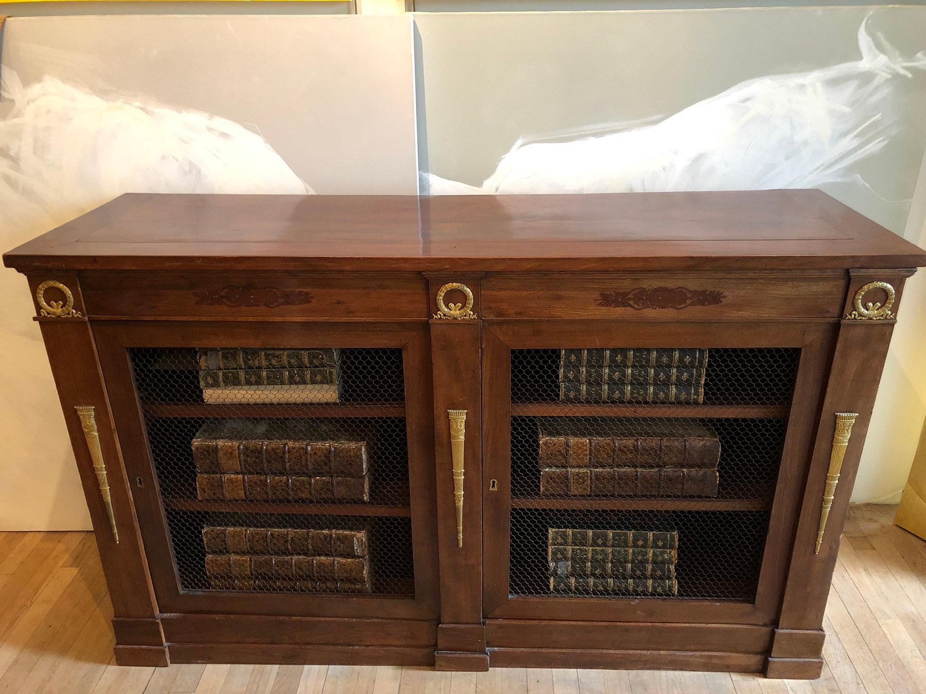 Empire Mahogany Bookcase In Good Condition In New York, NY