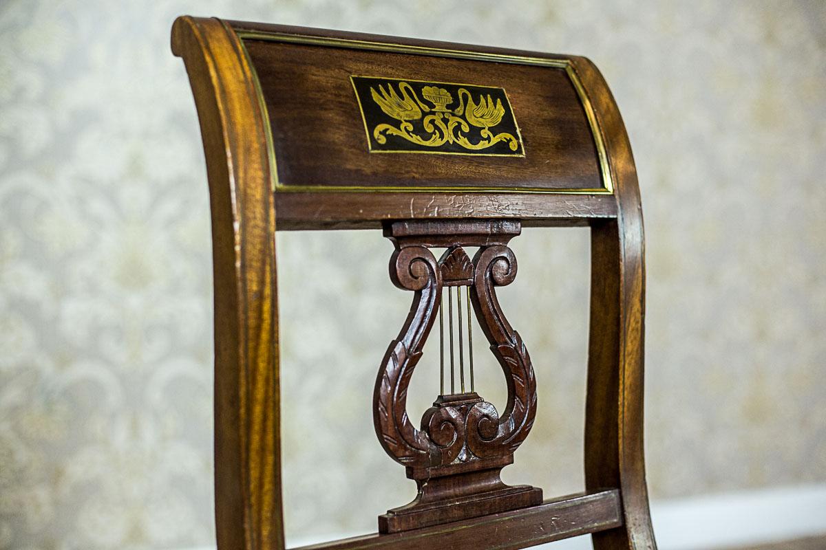 Empire-Mahagoni-Stühle aus der Empire-Zeit, um 1810 (Frühes 19. Jahrhundert)