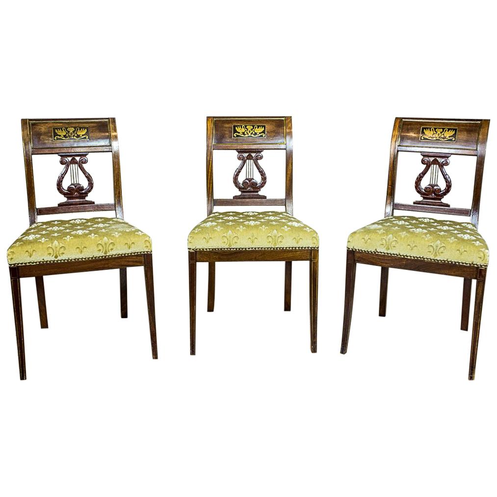 Empire-Mahagoni-Stühle aus der Empire-Zeit, um 1810