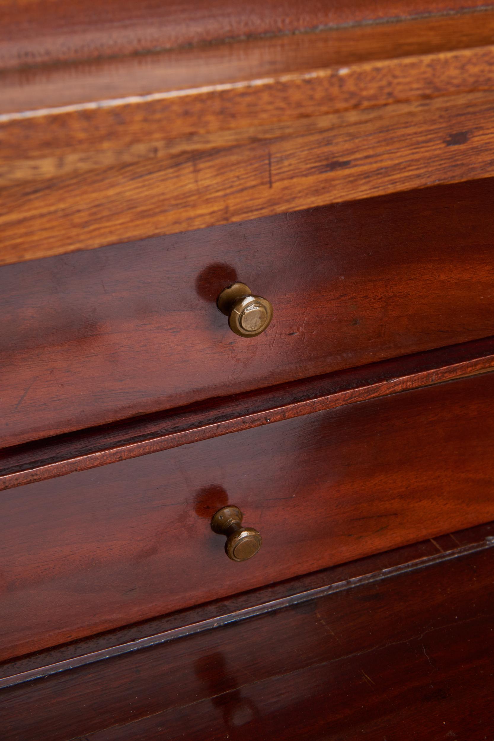 Empire Mahogany Chest of Drawers For Sale 9