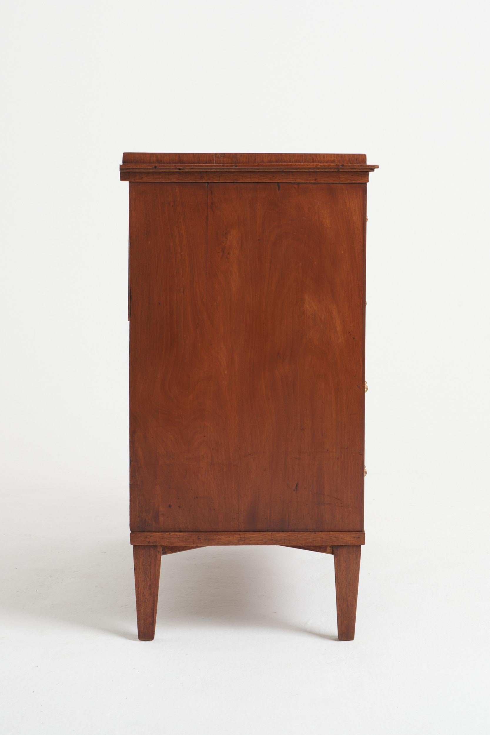 Empire Mahogany Chest of Drawers For Sale 10