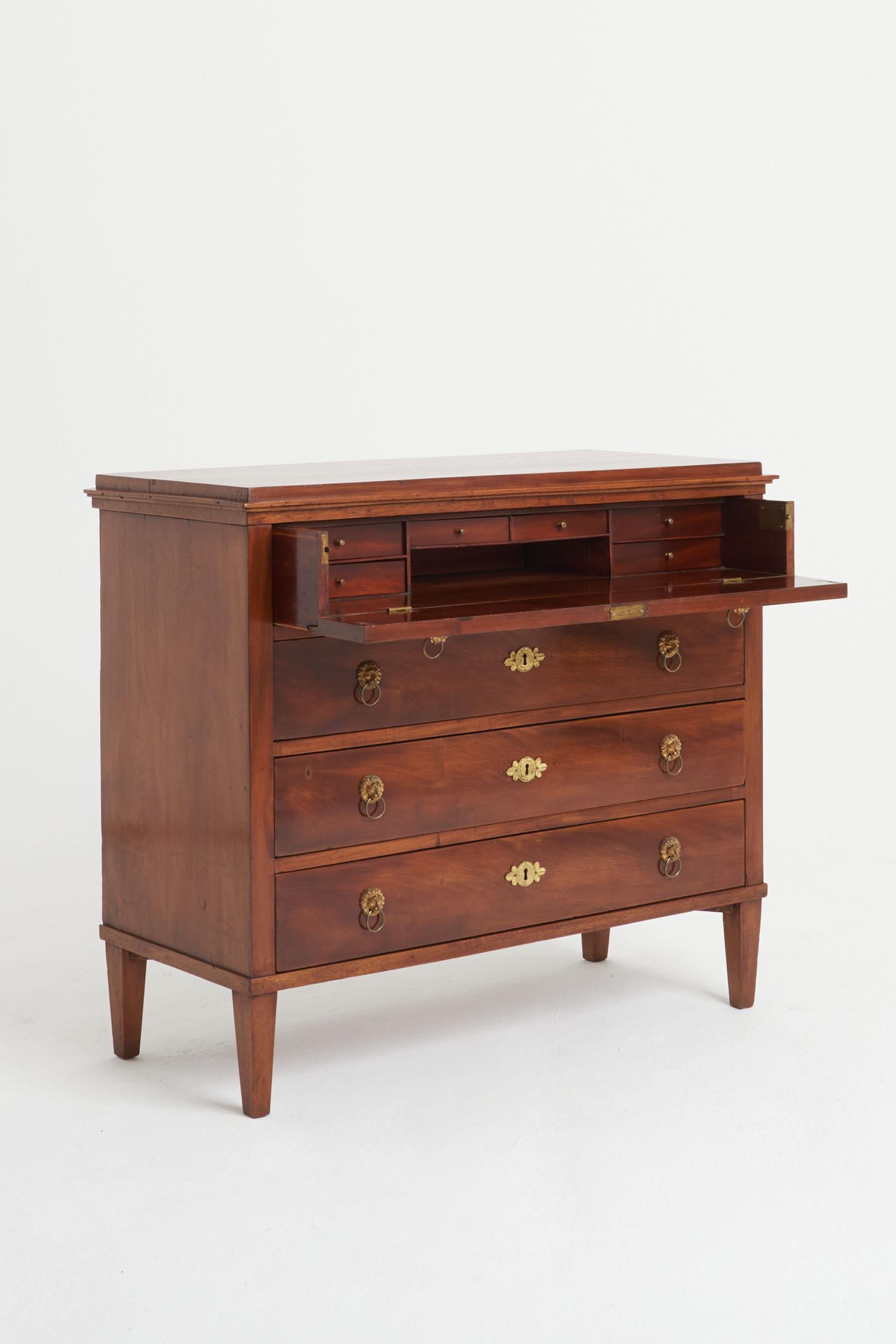 Empire Mahogany Chest of Drawers In Good Condition For Sale In London, GB