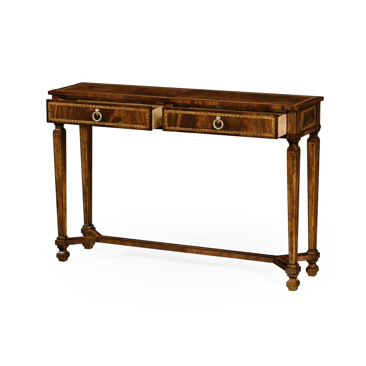 Empire Mahogany Console Table For Sale 1