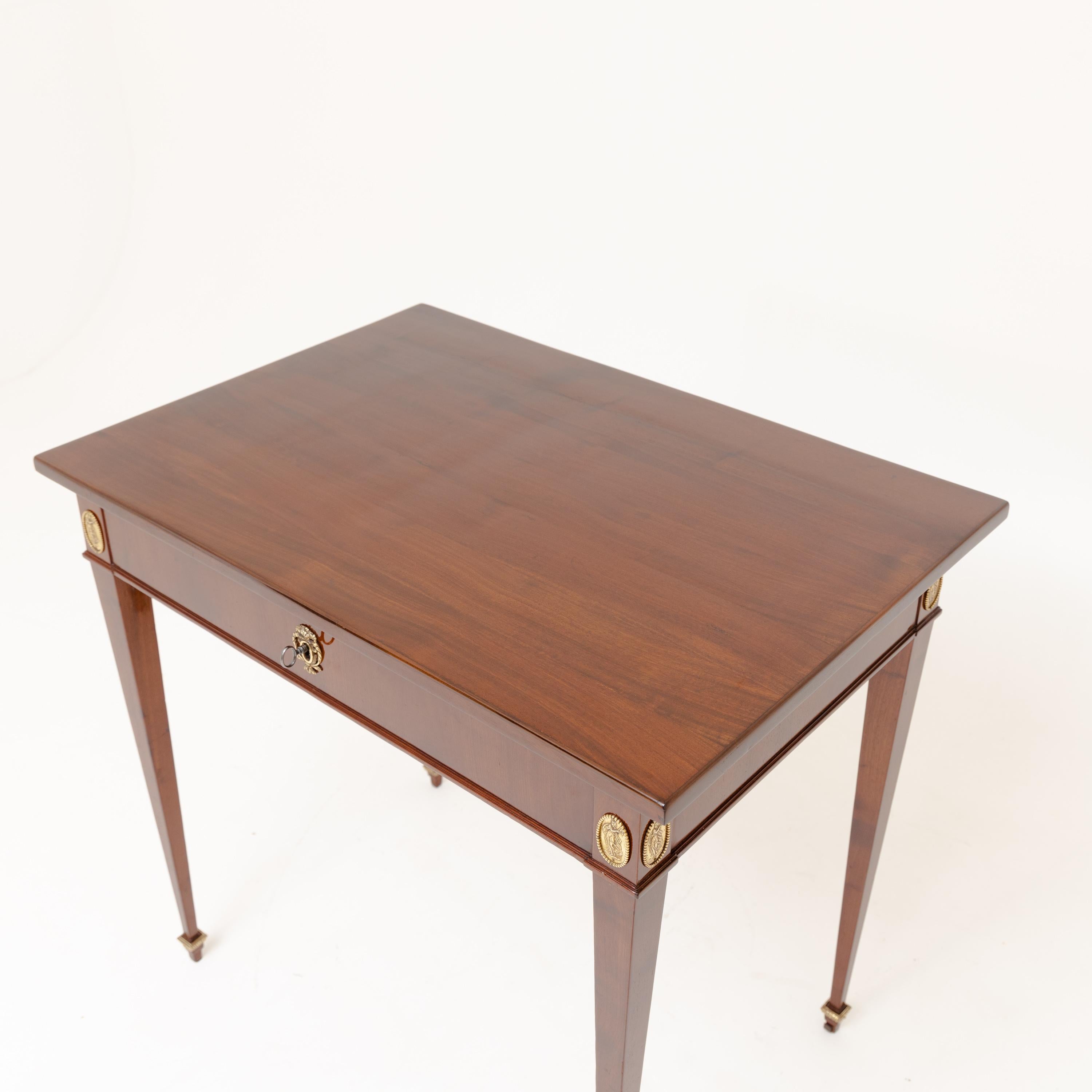 Early 19th Century Empire Mahogany Desk, Vienna, Austria, circa 1810