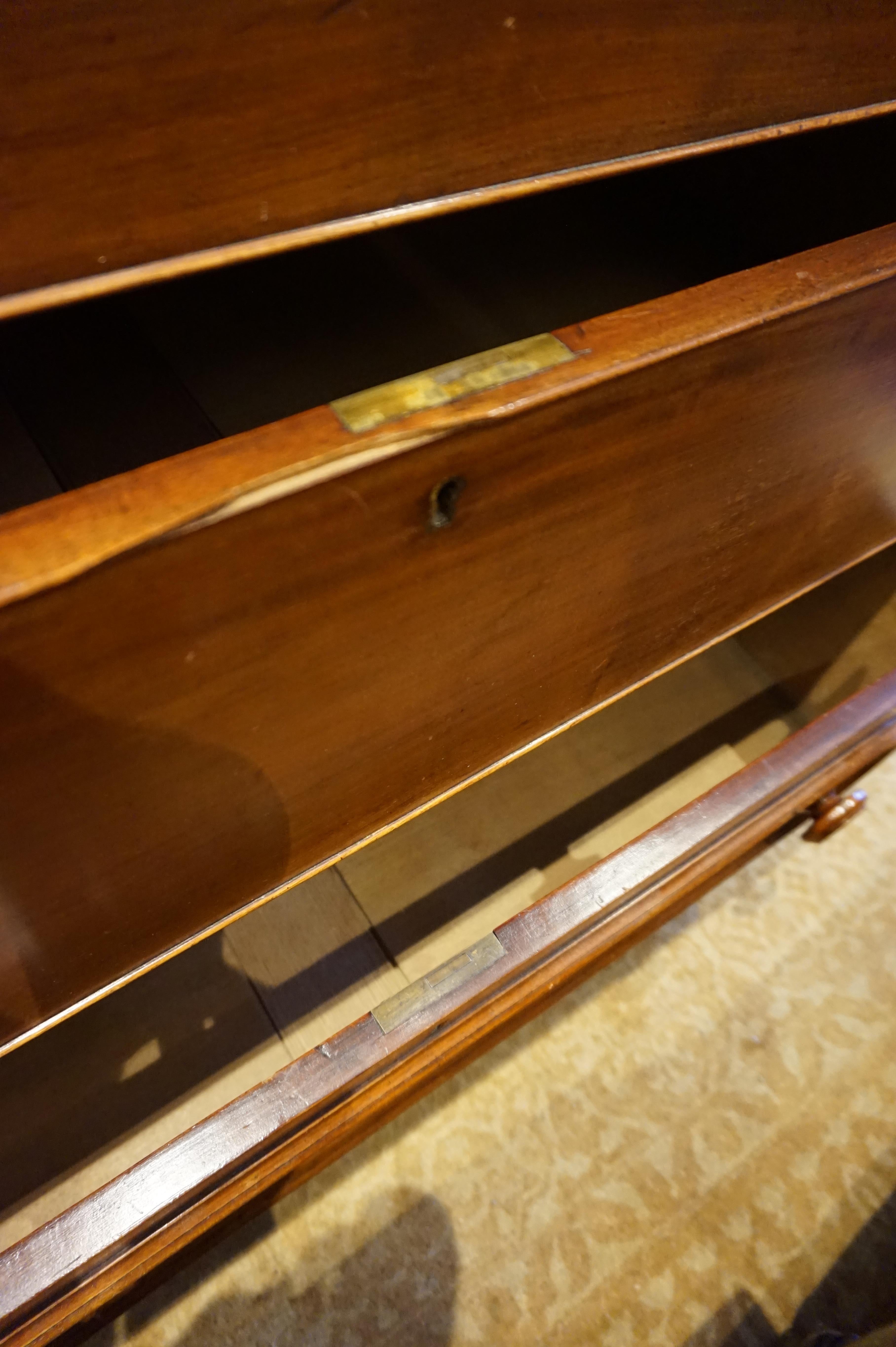 Empire Mahogany Highboy Dresser Unrestored 8