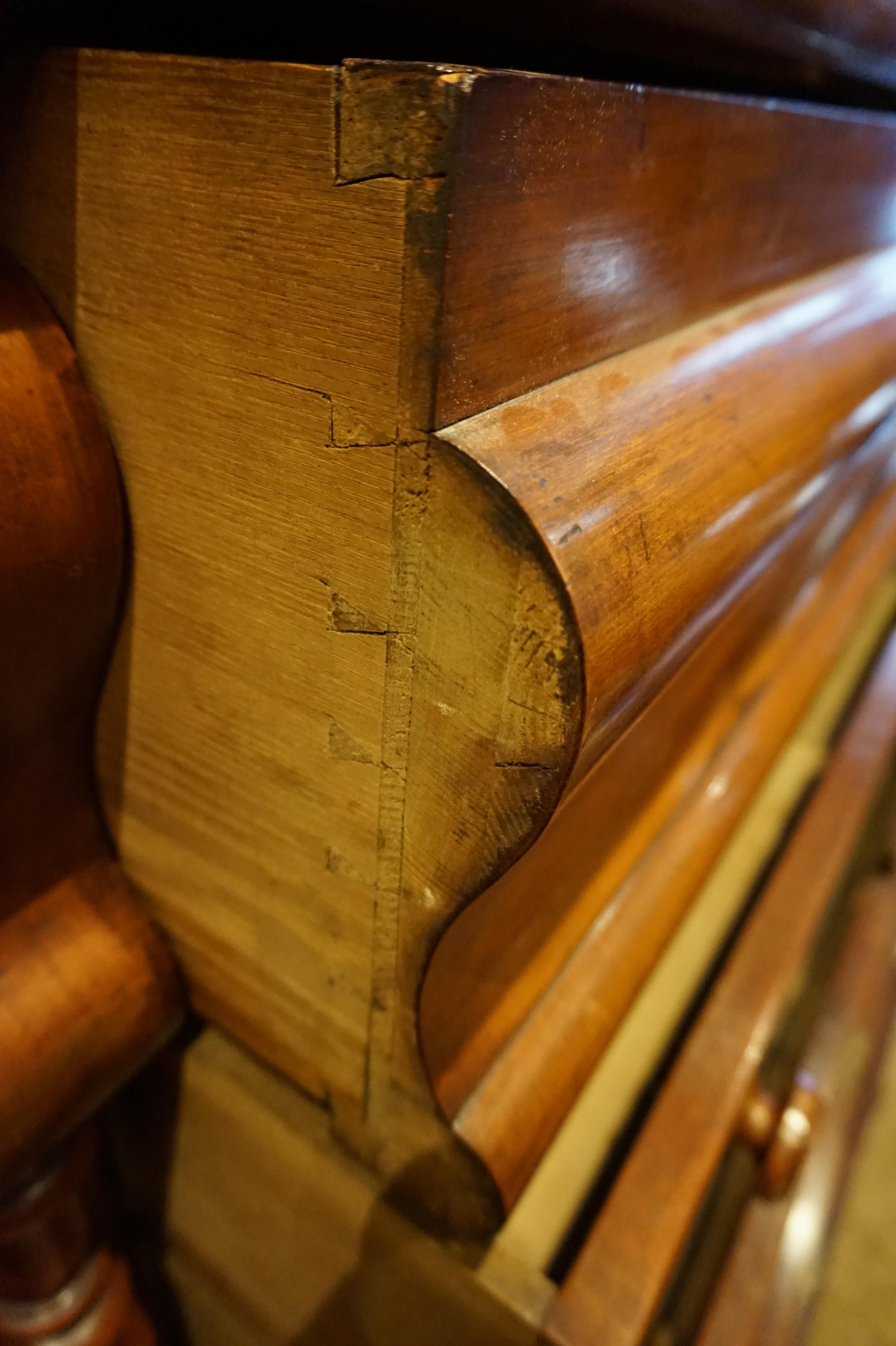 Empire Mahogany Highboy Dresser Unrestored 4