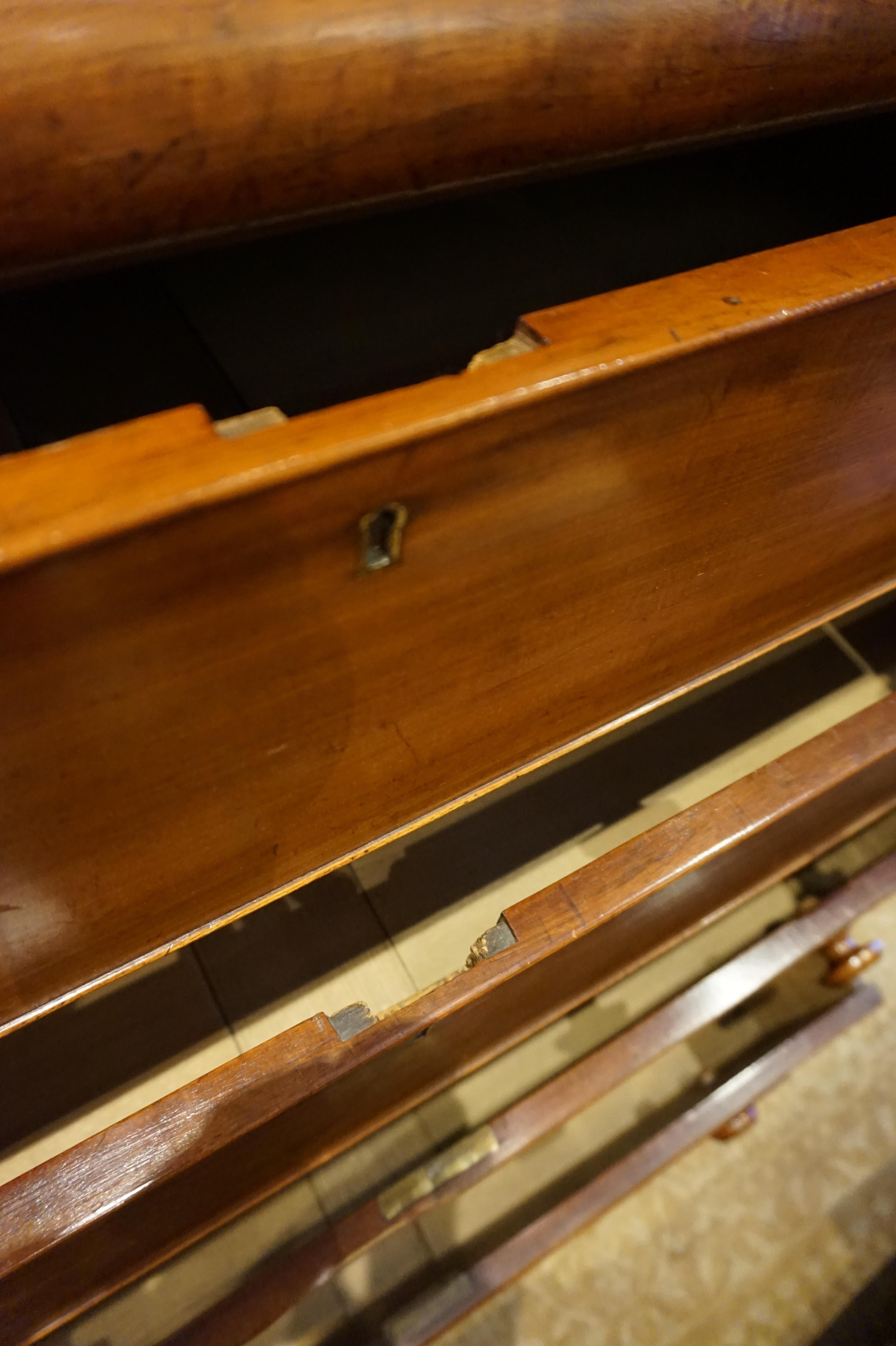 Empire Mahogany Highboy Dresser Unrestored 7