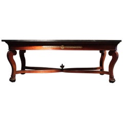 Antique Empire Mahogany Library or Centre Table, circa 1820