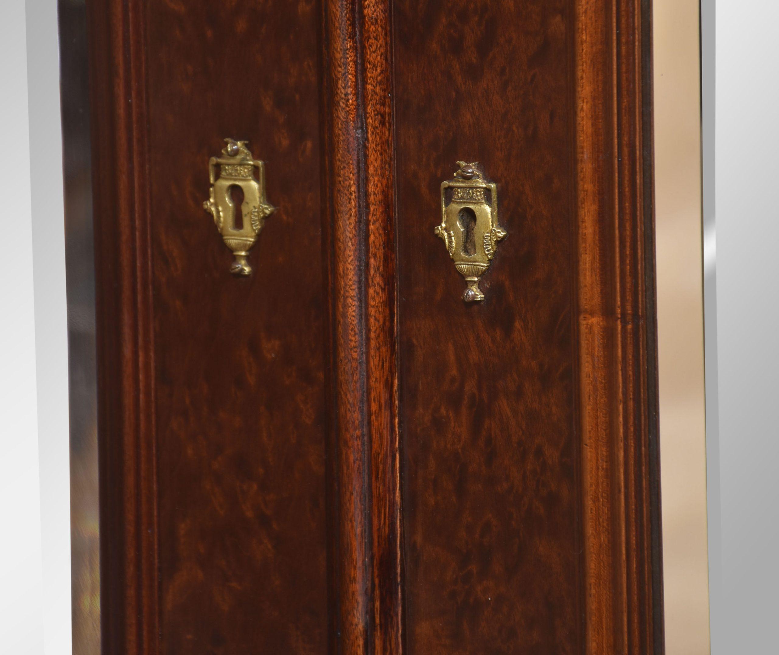 Empire mahogany two door wardrobe For Sale 1