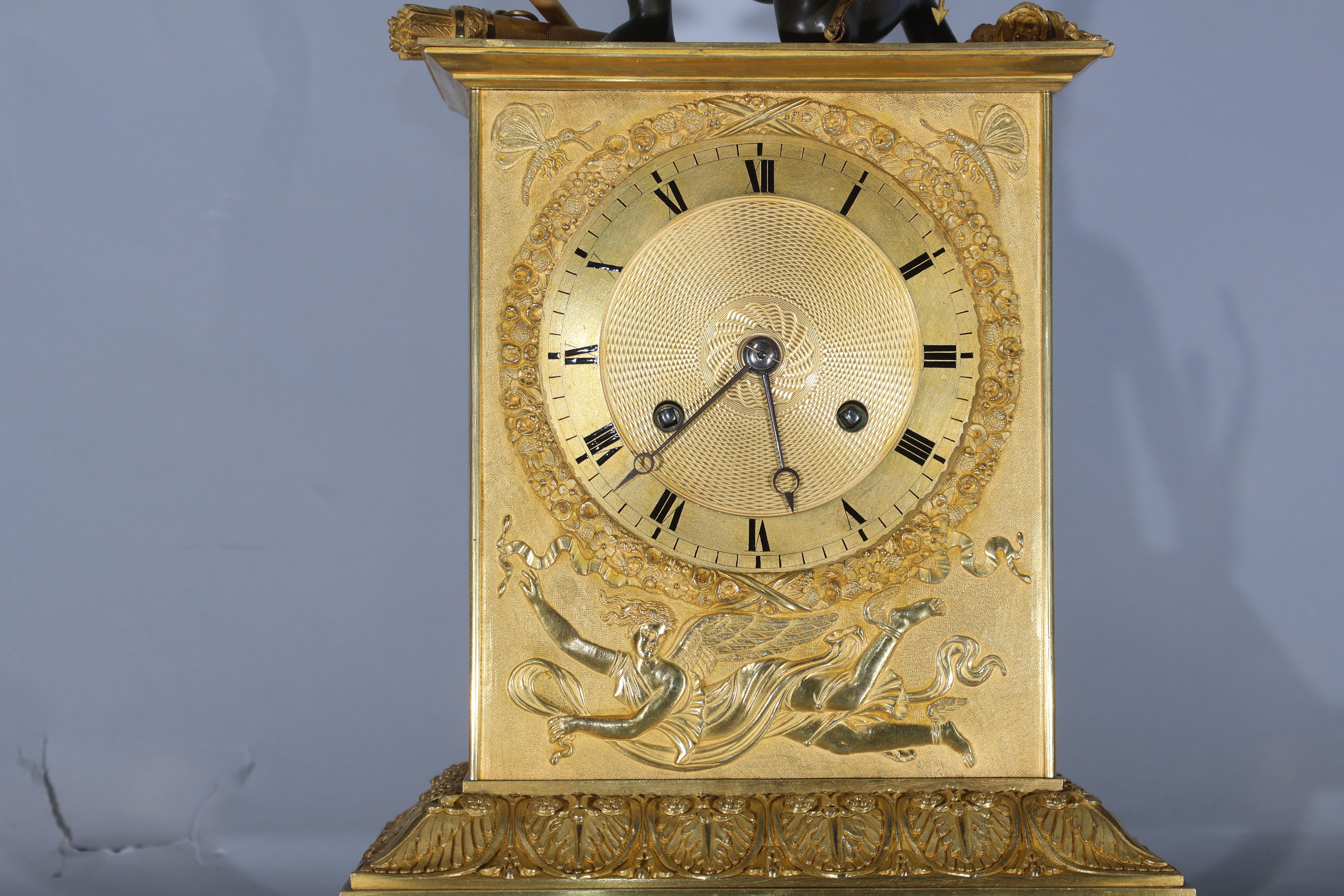 Empire Mantel Clock For Sale 3