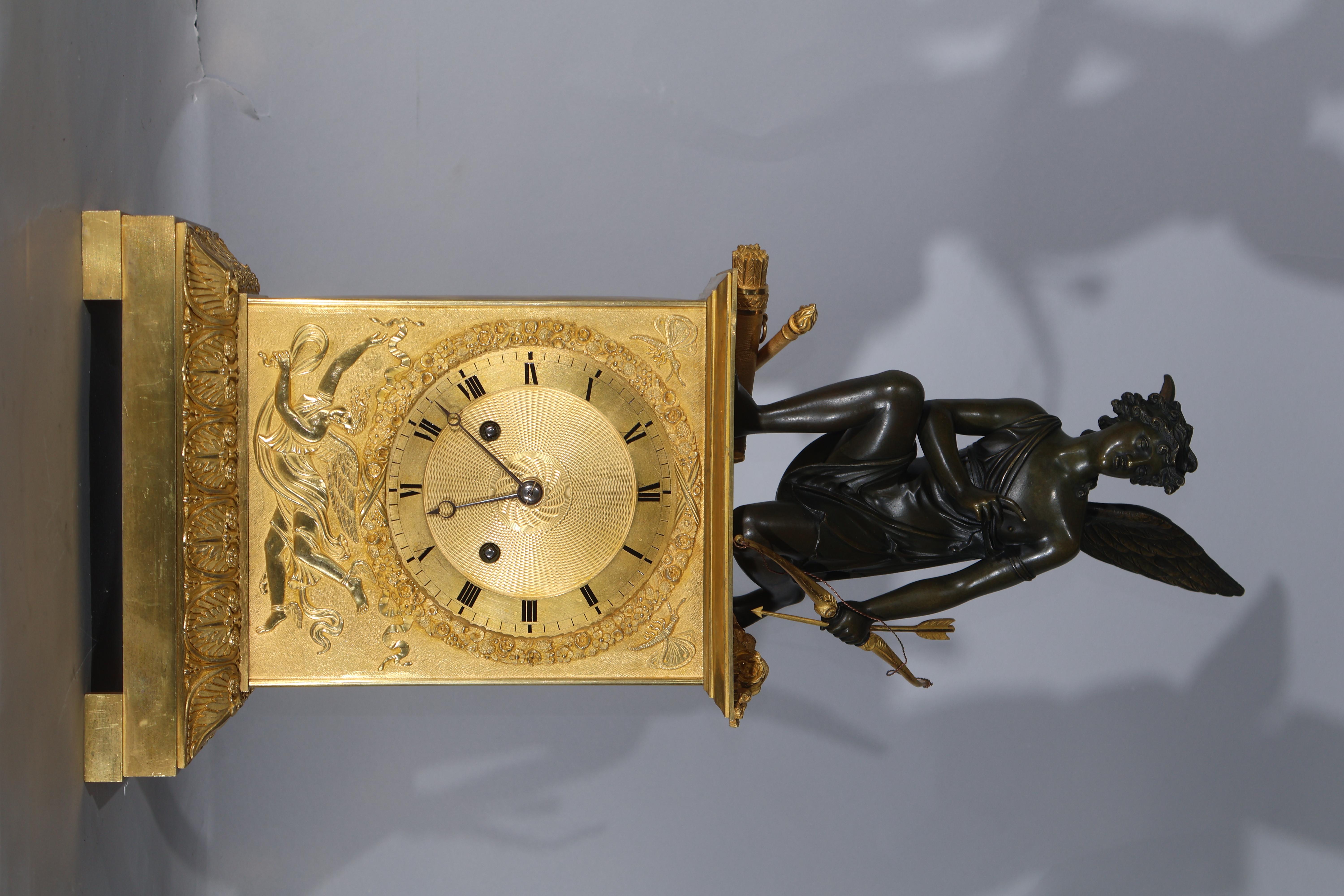 Empire Mantel Clock For Sale 5