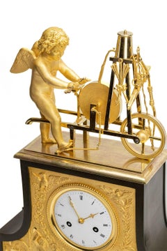Empire mantel clock