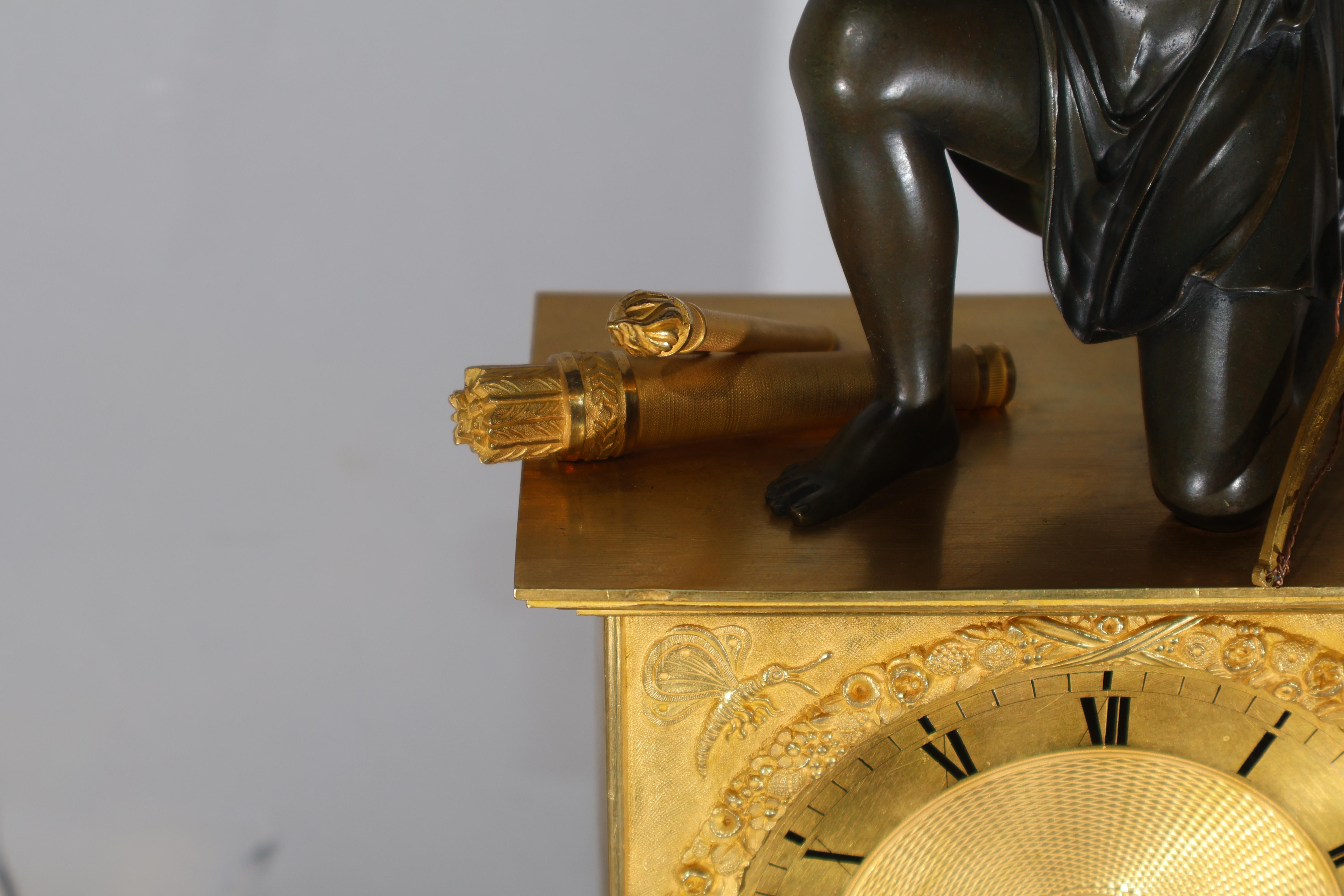 Empire Mantel Clock For Sale 1