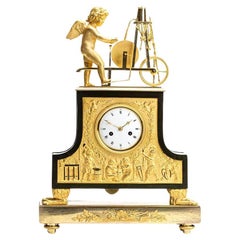 Empire mantel clock