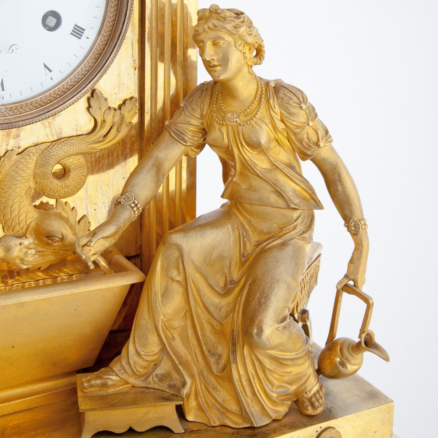 Empire Mantel Clock, Paris, circa 1820 5