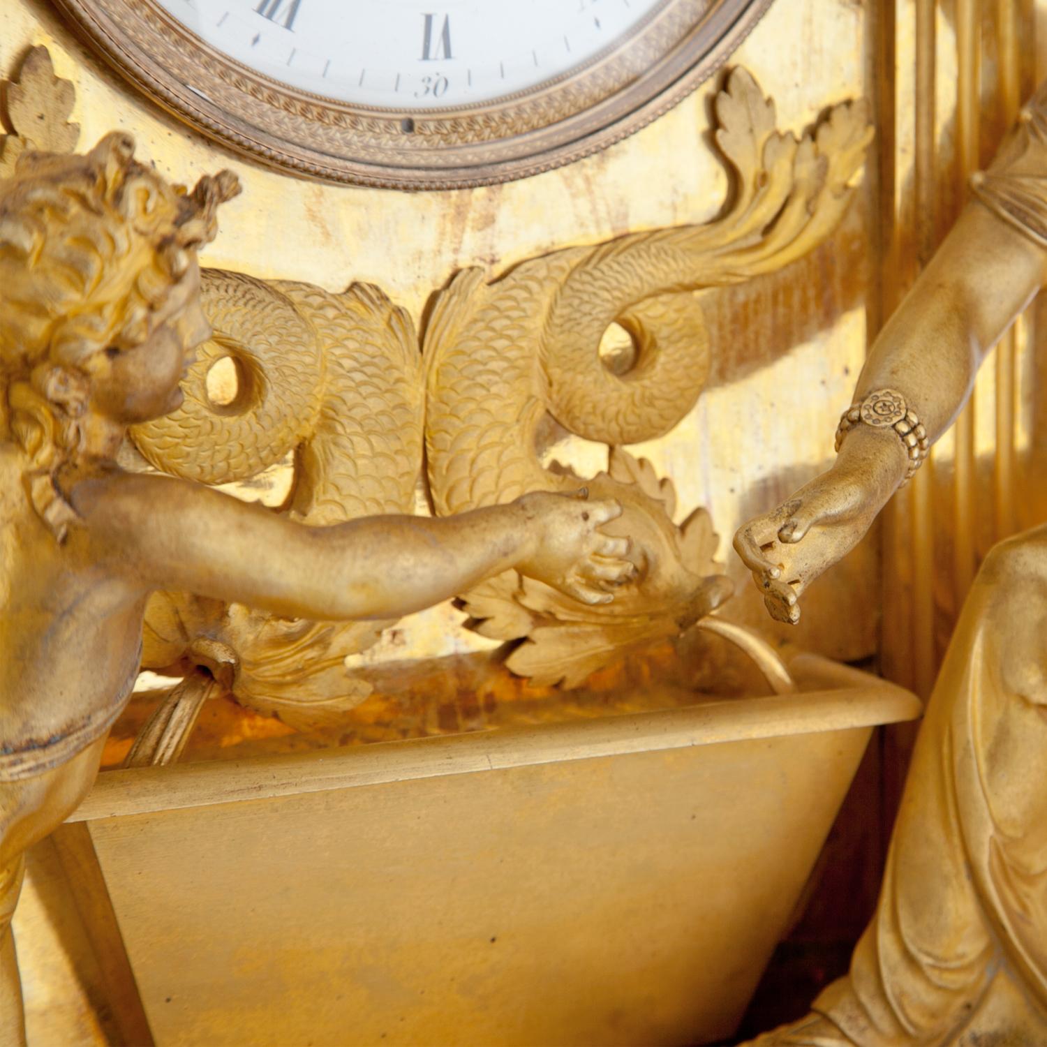 Empire Mantel Clock, Paris, circa 1820 11