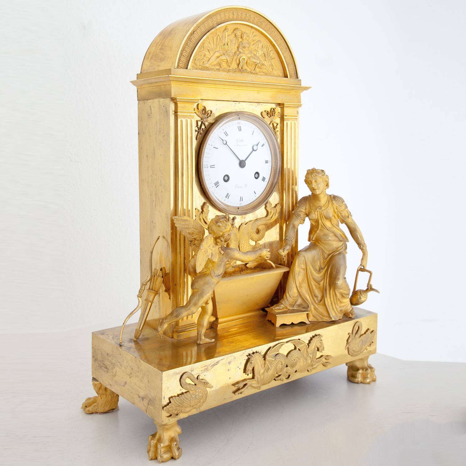Early 19th Century Empire Mantel Clock, Paris, circa 1820