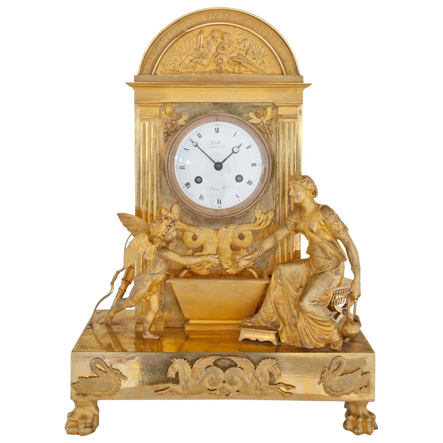 Empire Mantel Clock, Paris, circa 1820