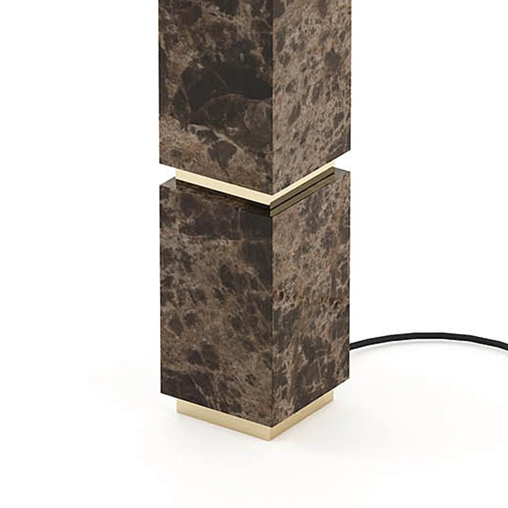 Contemporary Empire Marble Table Lamp For Sale