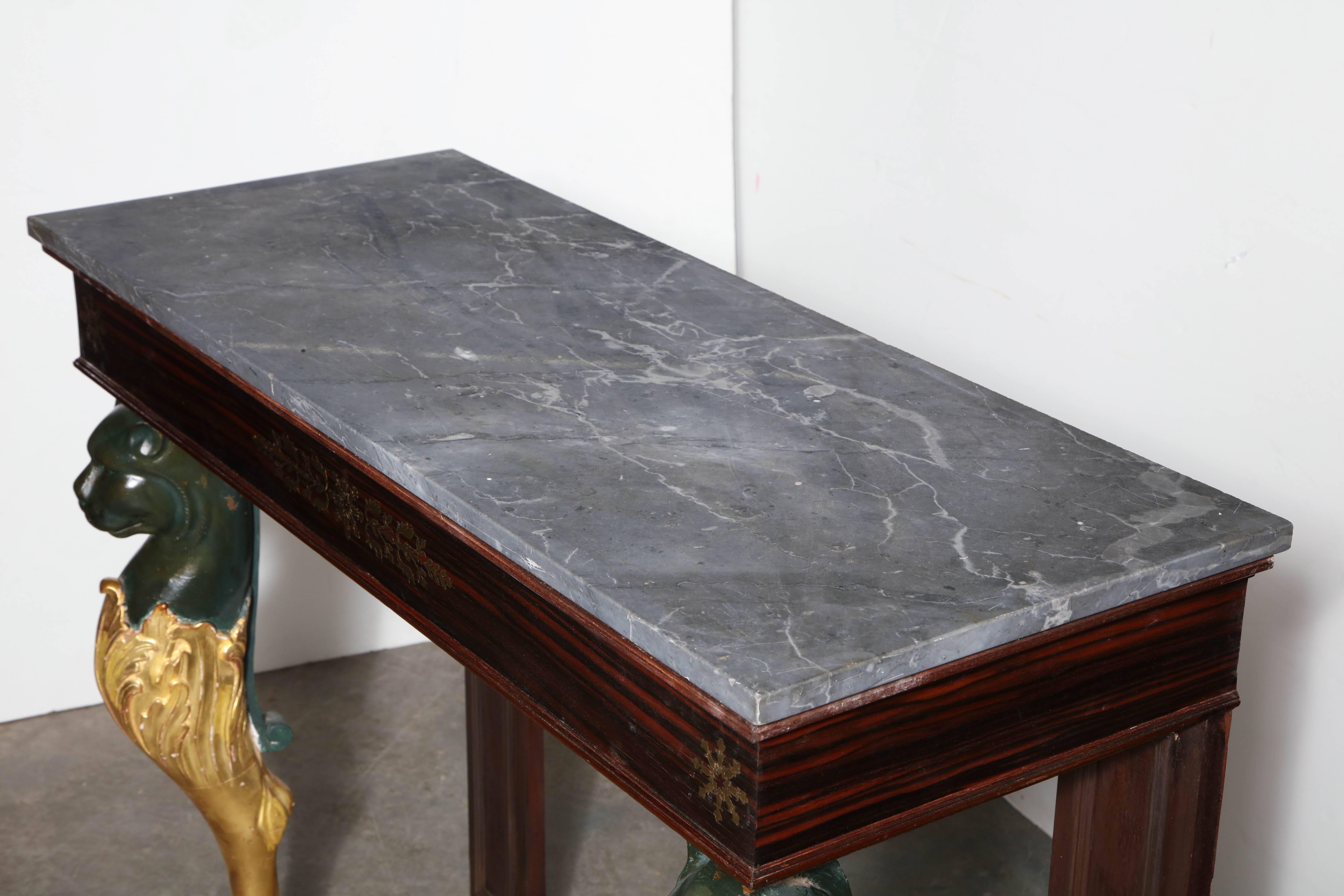 Empire Marble-Top Console 1
