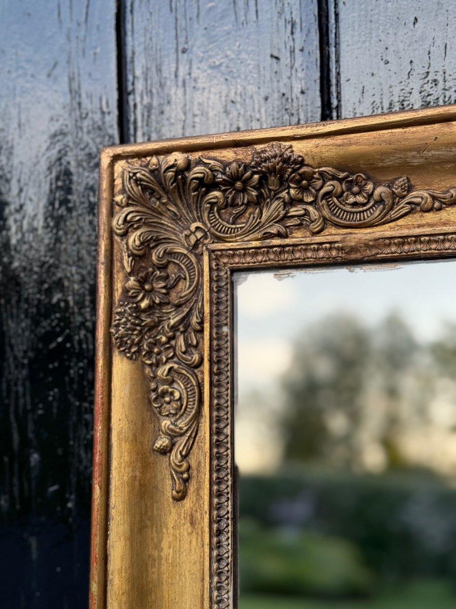 Specchio Impero in legno dorato e stuccato, inizio XIX secolo in vendita 6