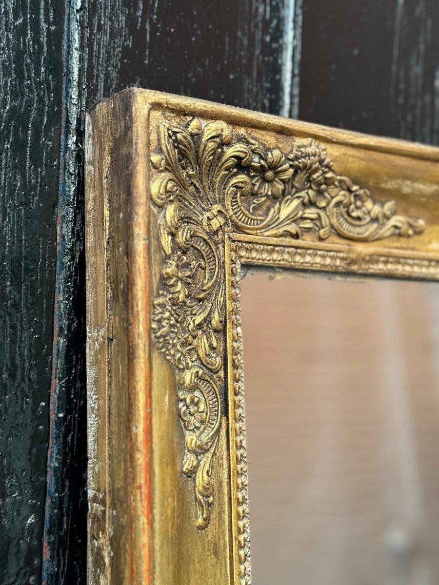 Specchio Impero in legno dorato e stuccato, inizio XIX secolo in vendita 1
