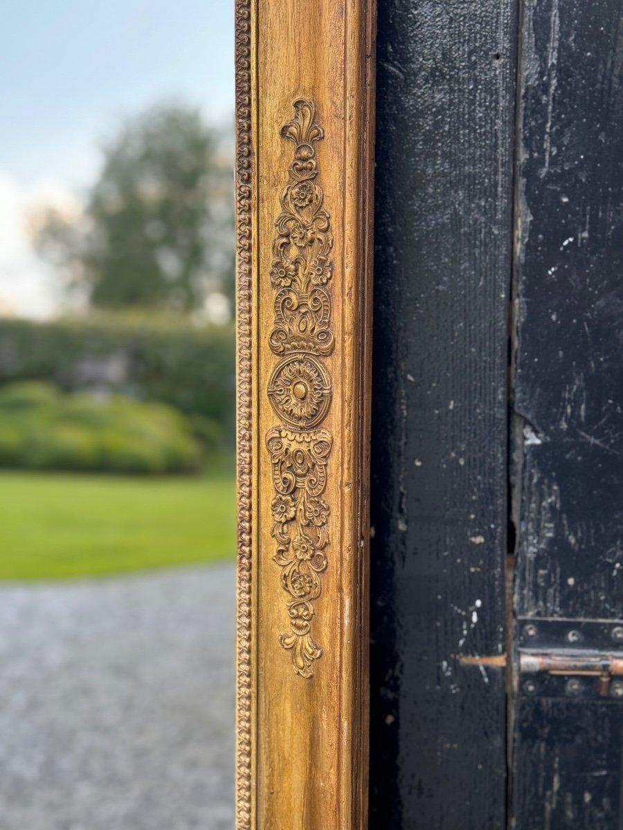 Specchio Impero in legno dorato e stuccato, inizio XIX secolo in vendita 2