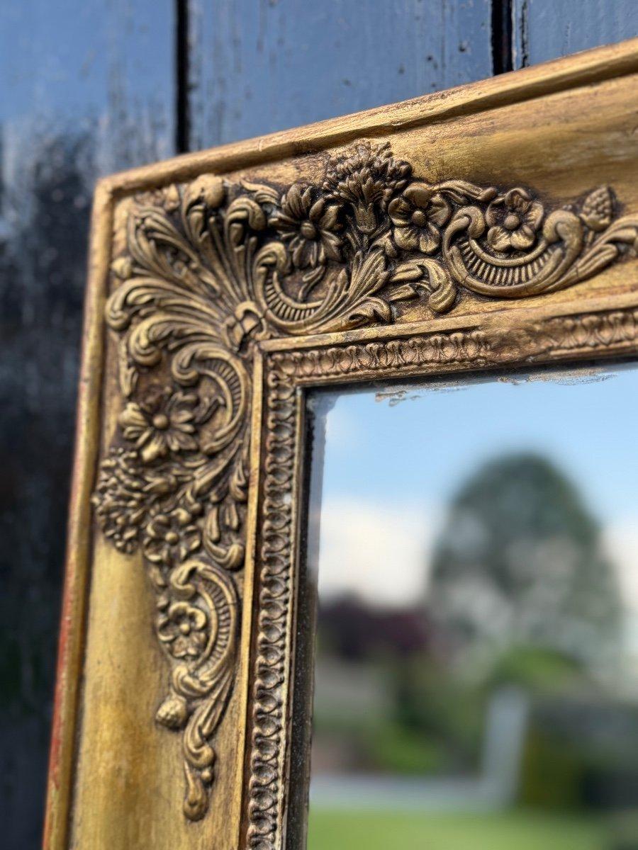 Specchio Impero in legno dorato e stuccato, inizio XIX secolo in vendita 3