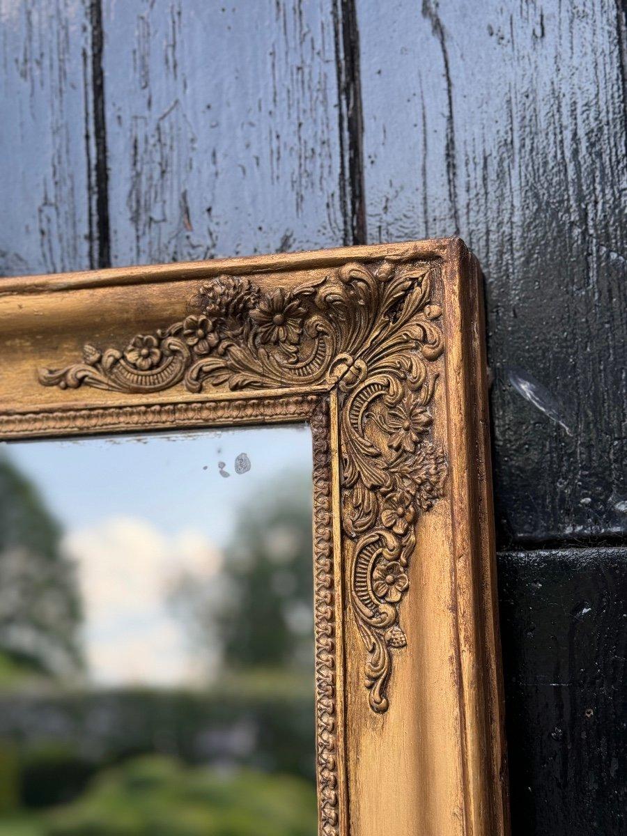 Specchio Impero in legno dorato e stuccato, inizio XIX secolo in vendita 4