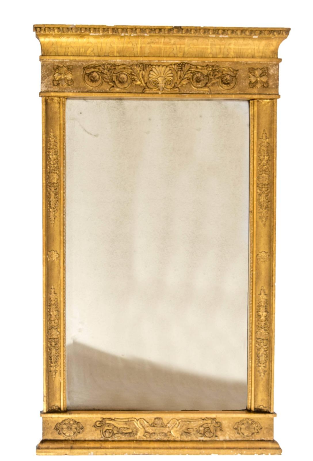 Fait main Miroir Empire Napoléon III 19ème siècle