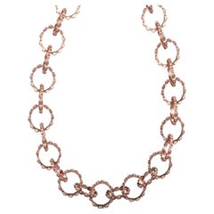 Collier Empire en or rose 18 carats