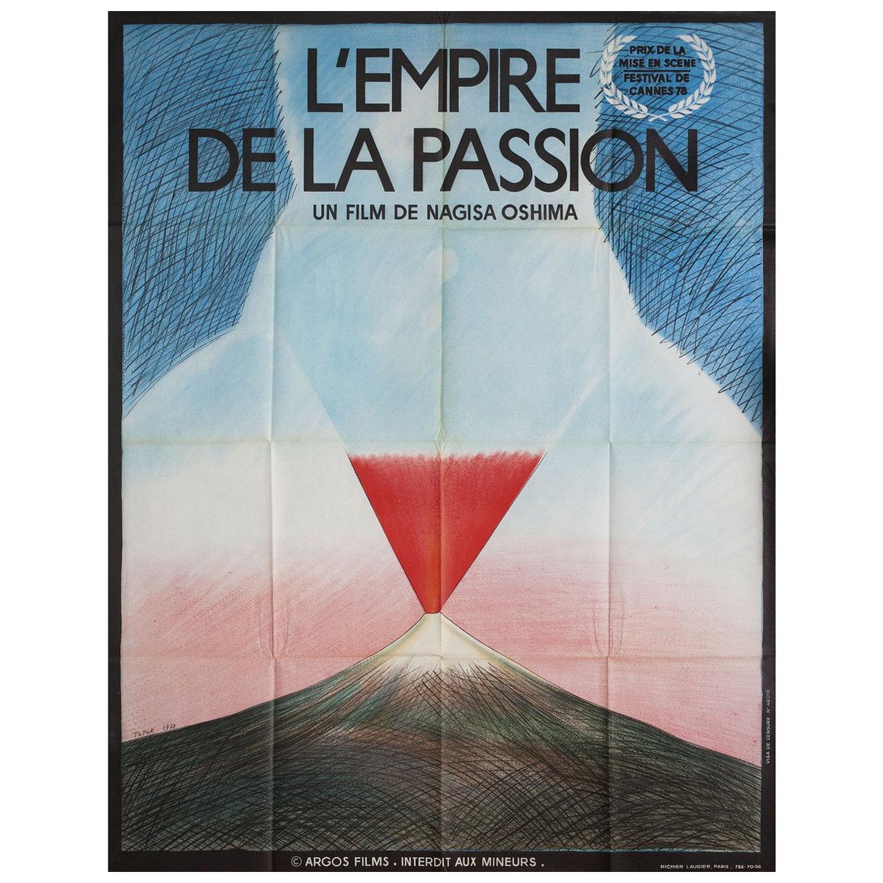 'Empire of Passion' 1978 French Grande Film Poster