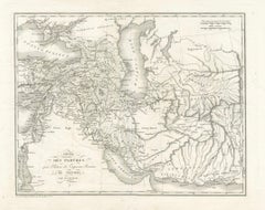 Empire of the Parthians: Historical Cartographic Masterpiece by d'Anville, 1819
