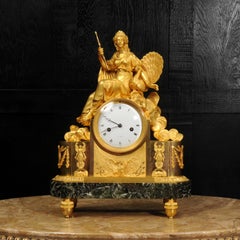 Reloj Imperio Ormolu Antique French Diosa Juno