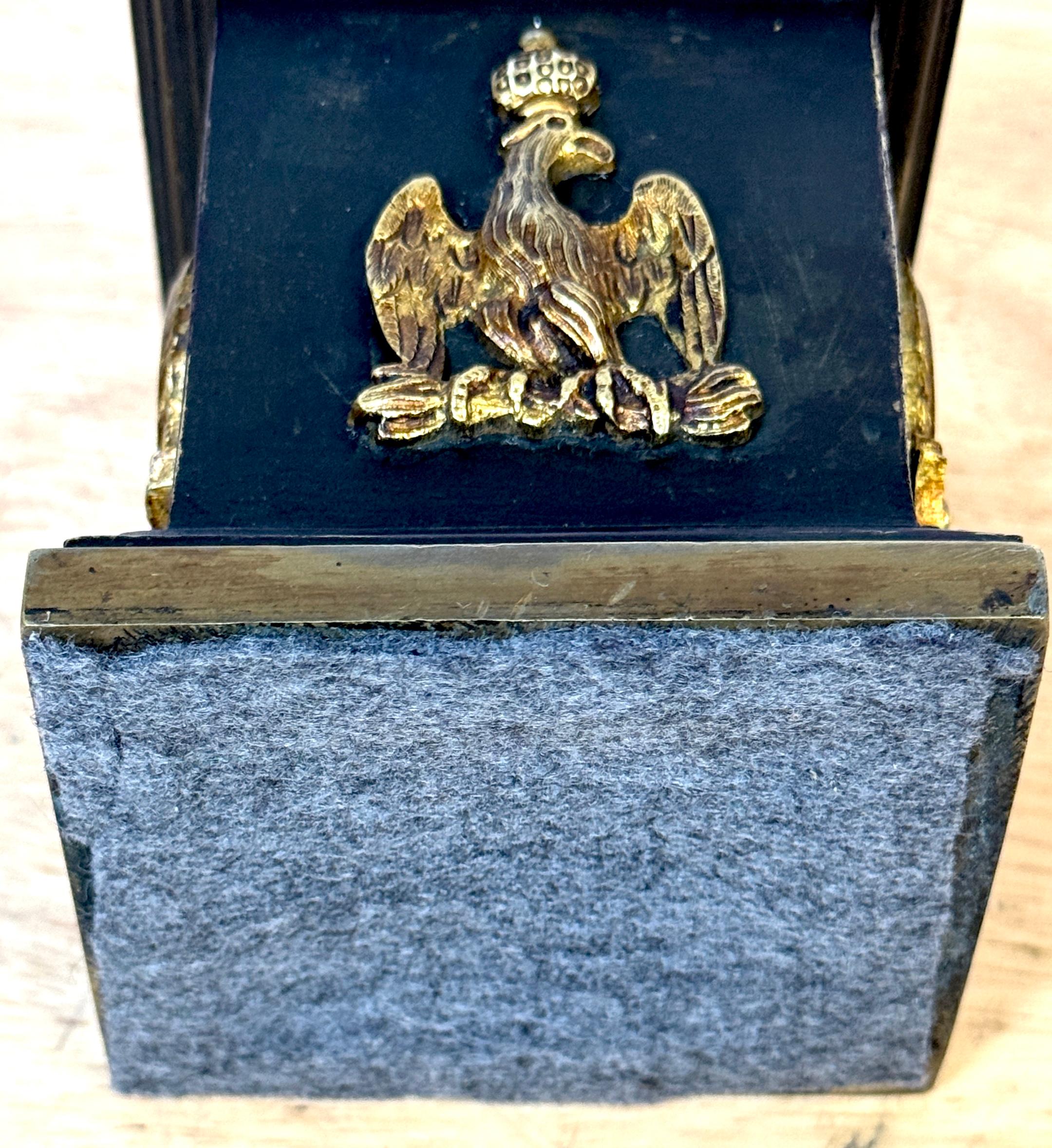 Scultura Impero con ritratto di Napoleone Bonaparte in paesaggio A.I.C. 1875 in vendita 5
