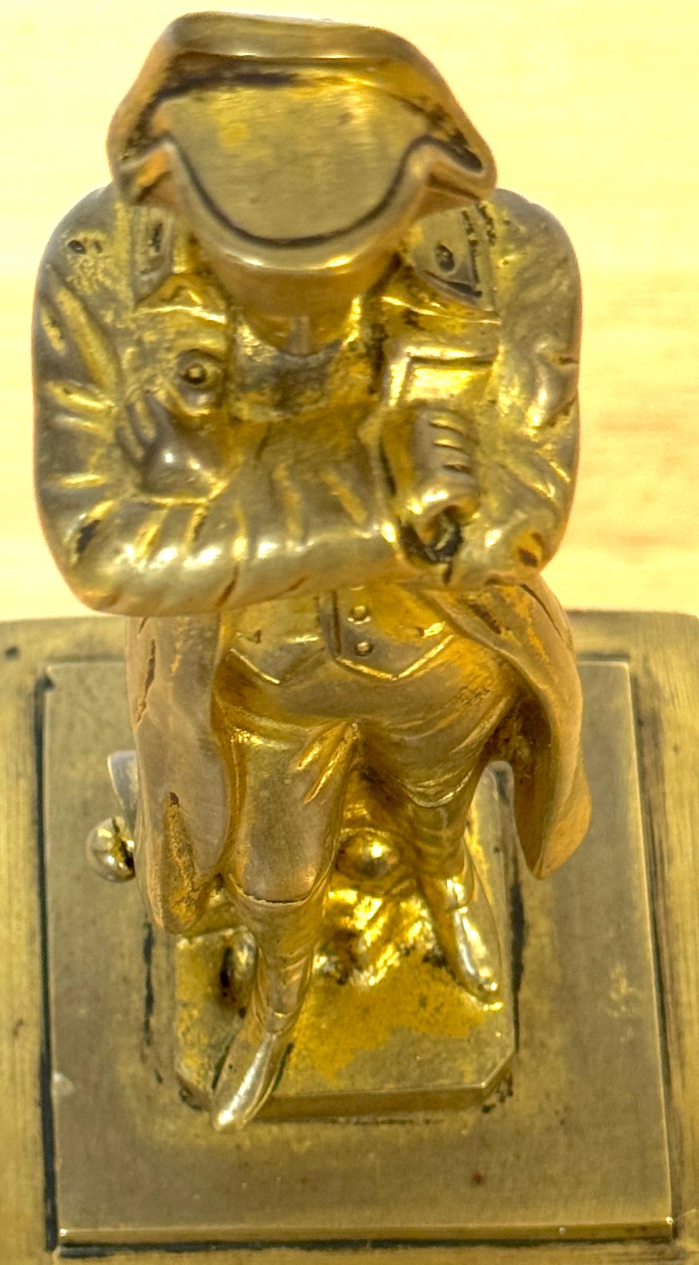 Scultura Impero con ritratto di Napoleone Bonaparte in paesaggio A.I.C. 1875 in vendita 6