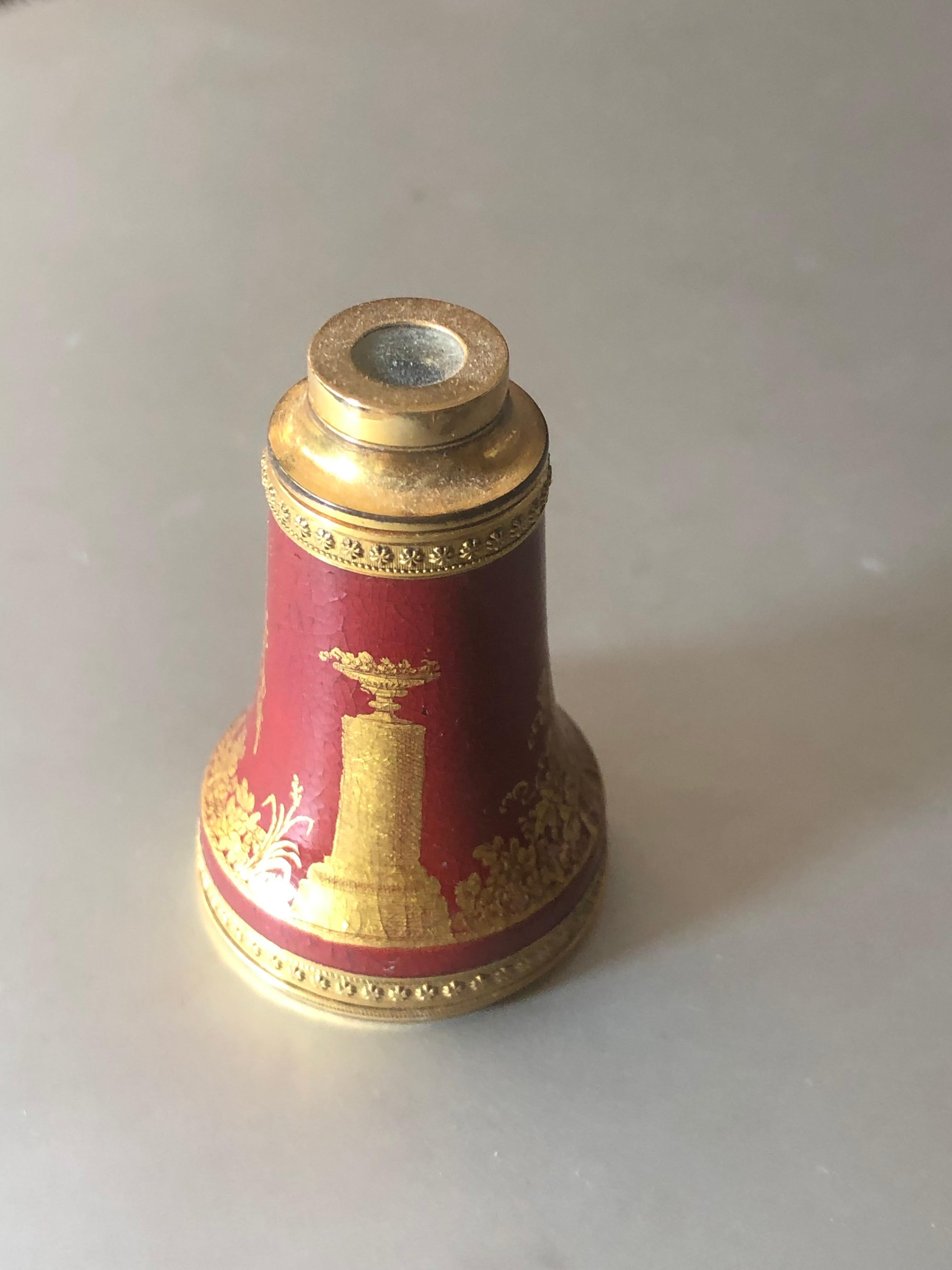 French Empire Painted and Lacquered Spyglass, Early 19th Century For Sale