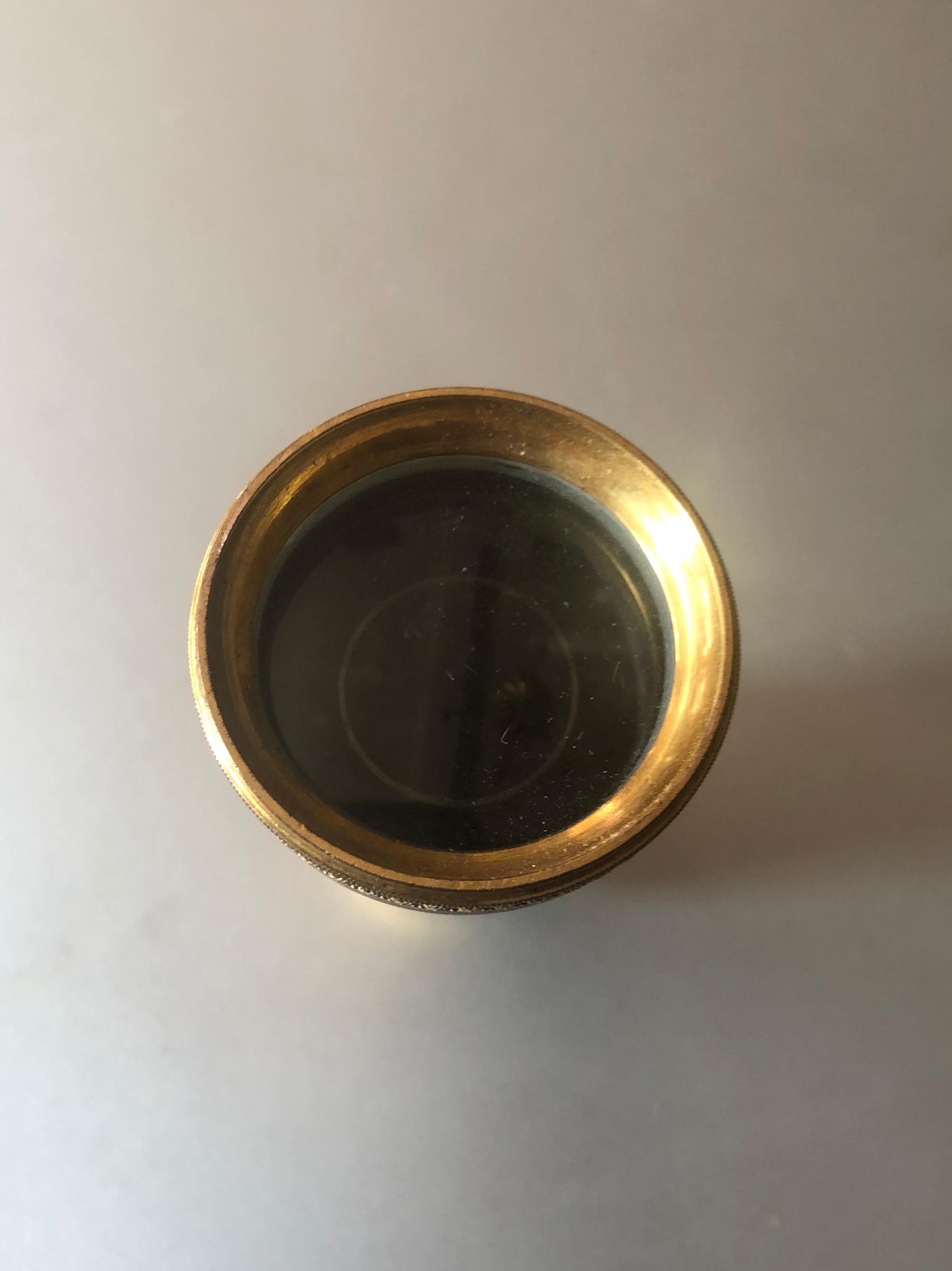 Empire Painted and Lacquered Spyglass, Early 19th Century For Sale 1
