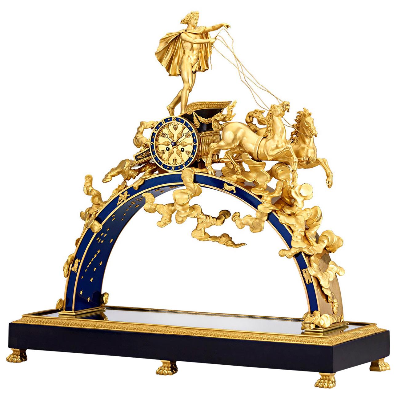 Empire-Period Apollo Mantel Clock by Pierre-Philippe Thomire