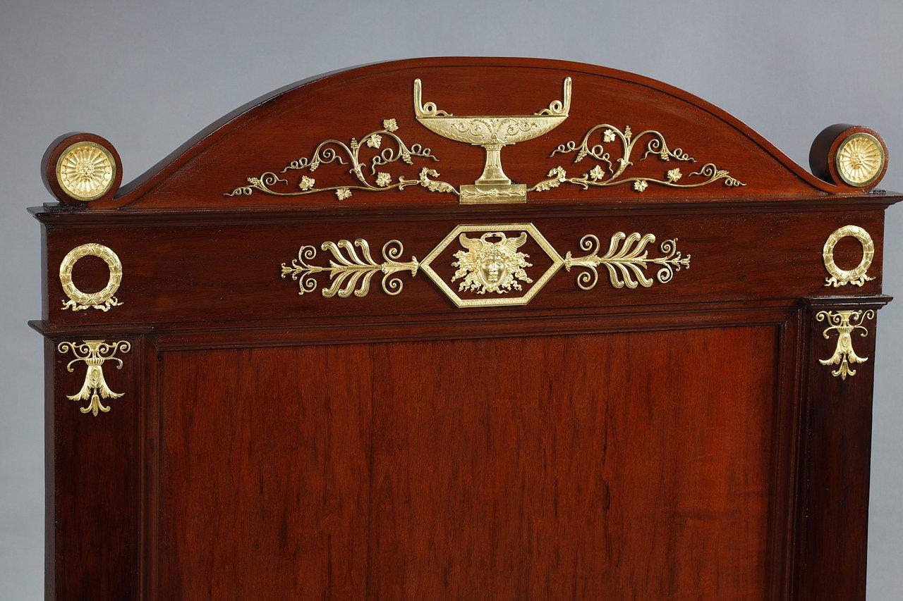 Empire period bed with its canopy For Sale 12