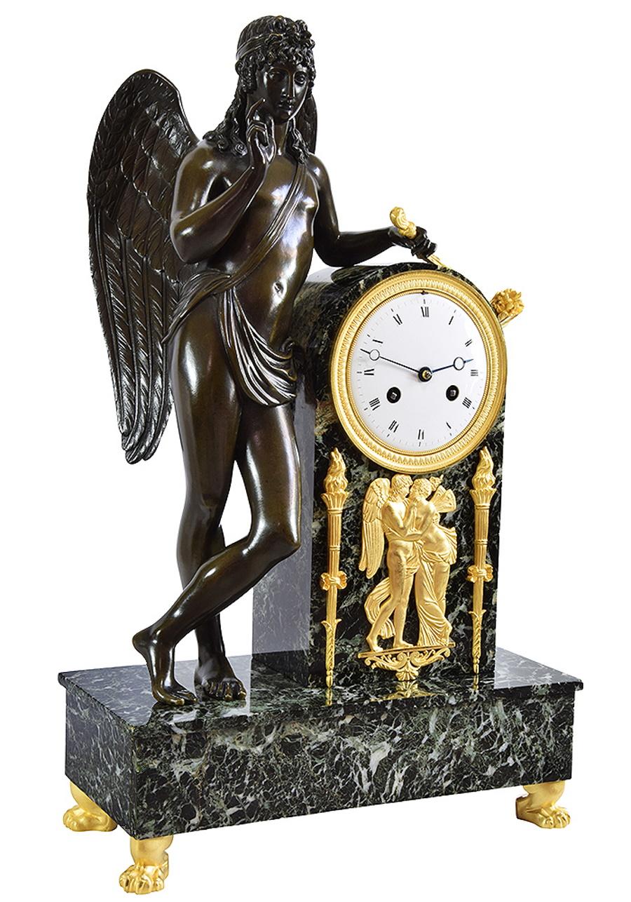 Empire Period Clock, Early 19th Century 2