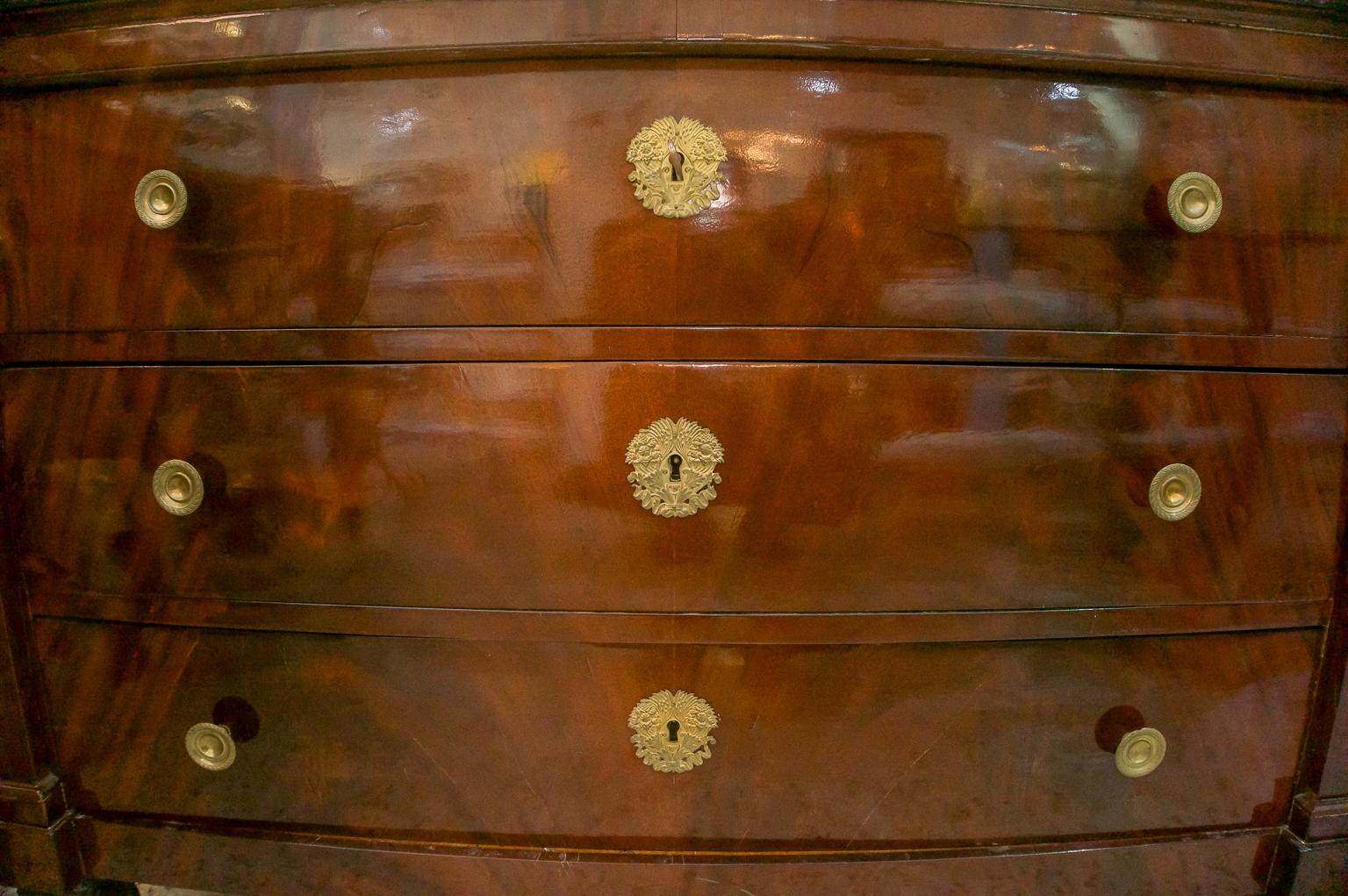 French Empire Period Commode or Chest of Drawers
