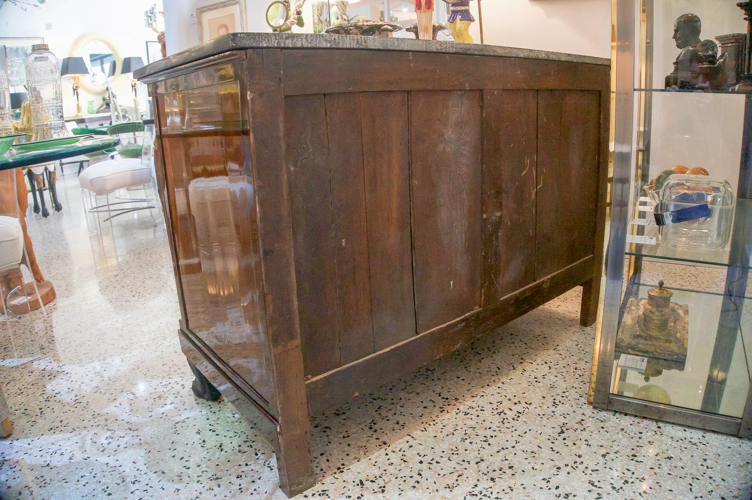 19th Century Empire Period Commode or Chest of Drawers