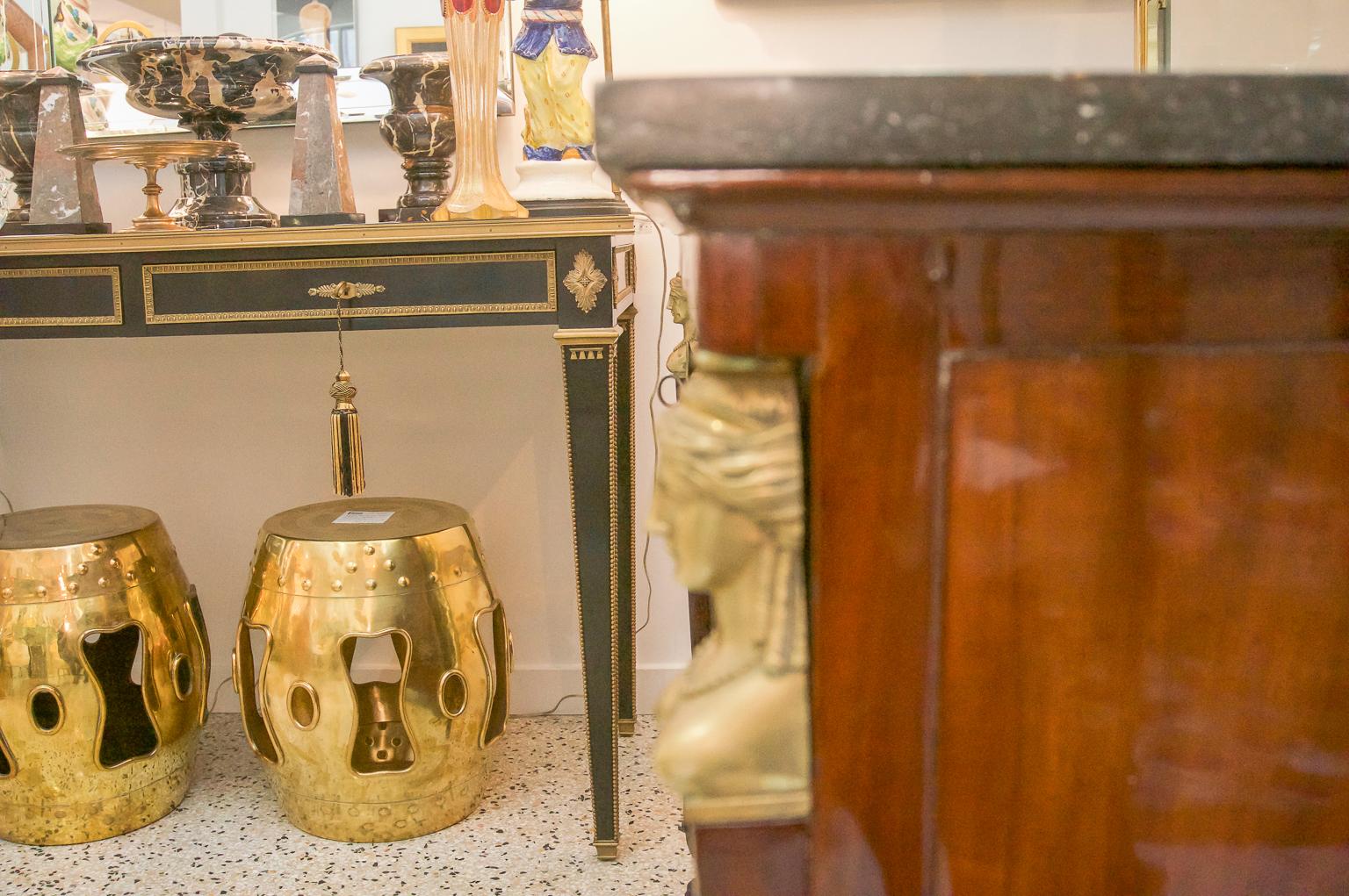 Bronze Empire Period Commode or Chest of Drawers