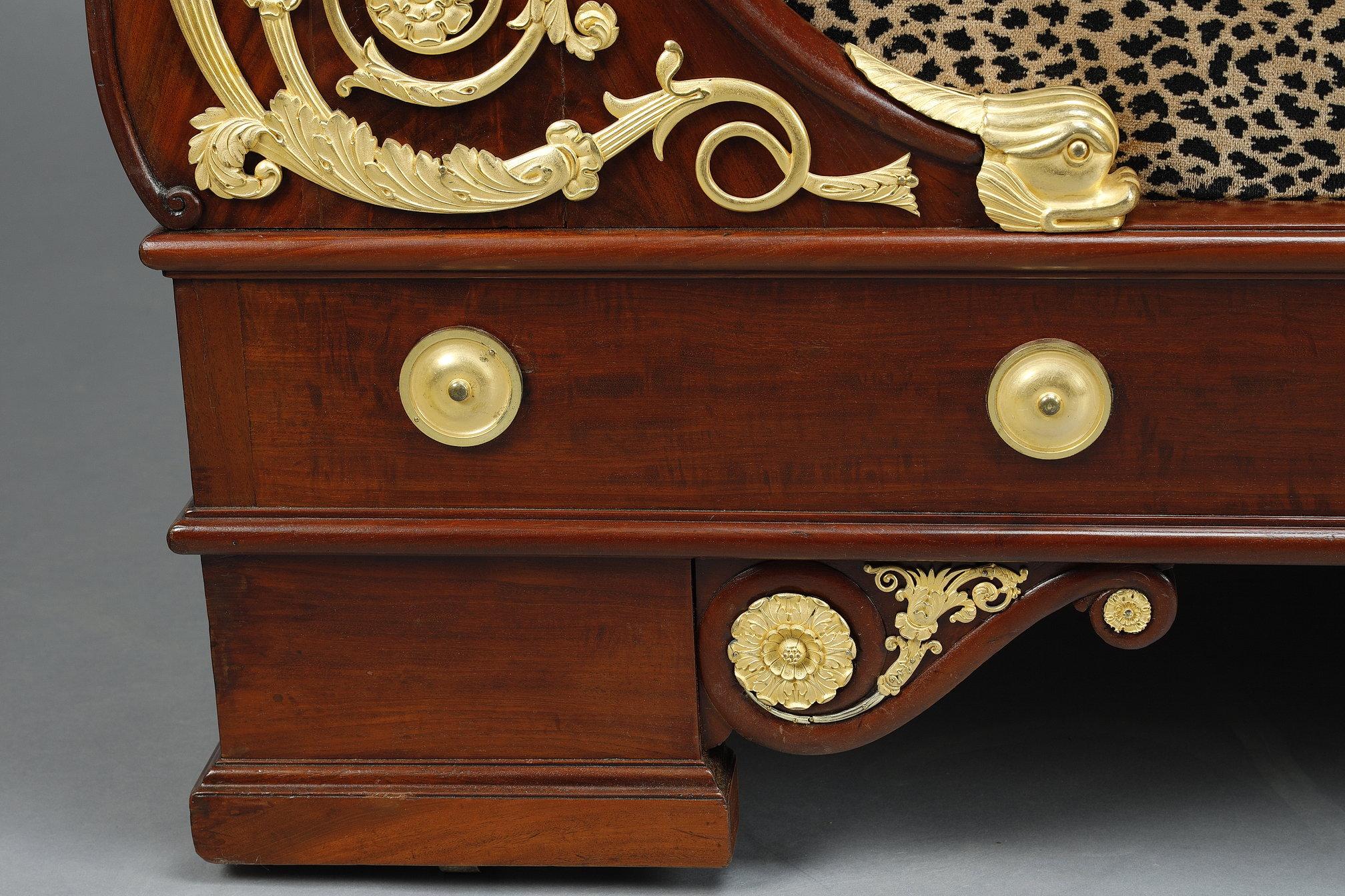 Empire period Day Bed, from the designs of Percier & Fontaine 6